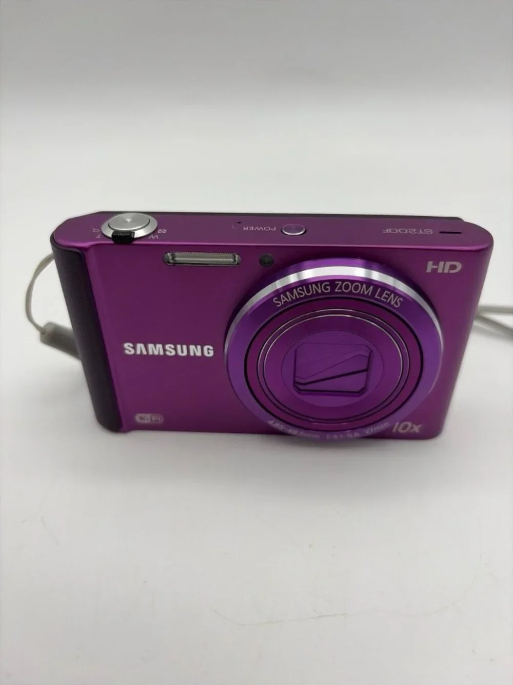 Samsung ST200F 16.1MP 10x WiFi Compact Digital Camera Purple Tested Working